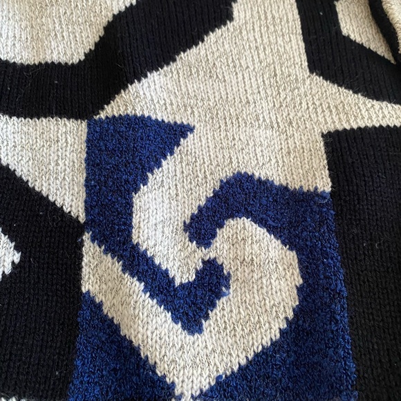 Vtg JT Beckett Textured Sweater Men's Size L Multi Colored 80s 90s Hong Kong - Picture 2 of 9